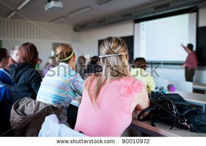 students in a lecture